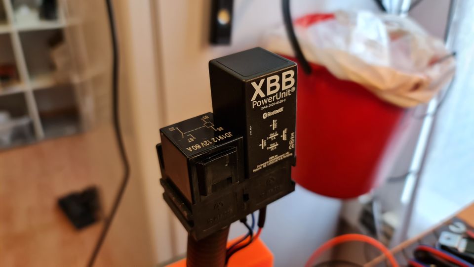 XBB-Dongle: Ledningsnett med XBB-Powerunit og 750 Watt effekt